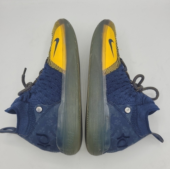 Nike Mens Zoom KD 11 Chinese Zodiac Basketball Shoes Durant Yellow & Blue Size 8 - Picture 8 of 15